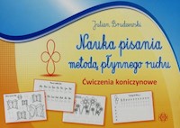 Nauka pisania metodą płynnego ruchu Ćwiczenia koniczynowe - Brudzewski Julian - książka