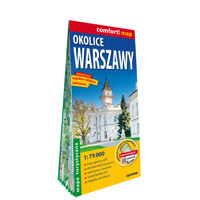 Okolice Warszawy. Laminowana mapa turystyczna w skali 1:75 000 - zbiorowa praca - książka
