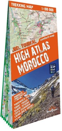 High Atlas Morocco. Trekking map w skali 1:100 000 (laminowana) - zbiorowa praca - książka