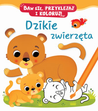 Baw się, przyklejaj i koloruj! Dzikie zwierzęta - Nathalie Belineau, Federica Iossa (ilustr.) - książka