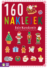 160 naklejek. Boże Narodzenie - Justyna Zalewska - książka