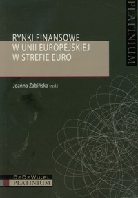 Rynki finansowe w Unii Europejskiej w strefie euro -  - książka