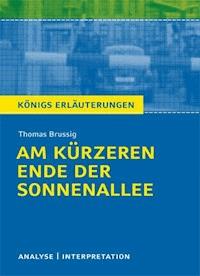 Am kürzeren Ende der Sonnenallee von Thomas Brussig. Textanalyse und Interpretation mit ausführlicher Inhaltsangabe und Abituraufgaben mit Lösungen. - Brussig Thomas - ebook