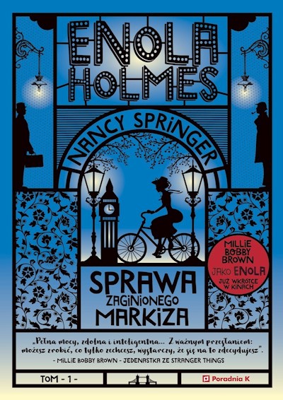 Okładka książki Enola Holmes. Sprawa zaginionego markiza