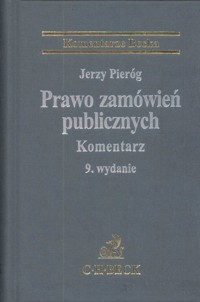 Prawo zamówień publicznych - Pieróg Jerzy - książka