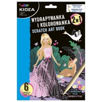 Wydrapywanka i kolorowanka 2w1 Księżniczki -  - książka