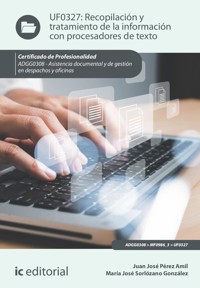 Recopilación y tratamiento de la información con procesadores de texto. ADGG0308 - Juan José Pérez Amil - ebook