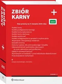 Zbiór karny PLUS 2025 -  - książka