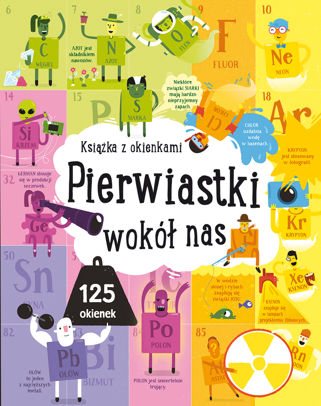 Pierwiastki wokół nas. Książka z okienkami - zbiorowa praca - książka
