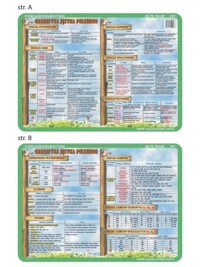 Podkładka edukacyjna 008 - Język Polski. Ortografia i Gramatyka Języka Polskiego 2 -  - książka