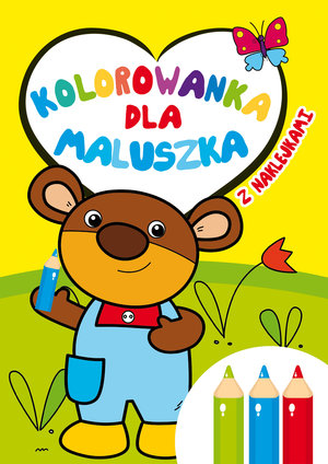 Kolorowanka dla maluszka z naklejkami - Ilona Brydak (ilustr.) - książka