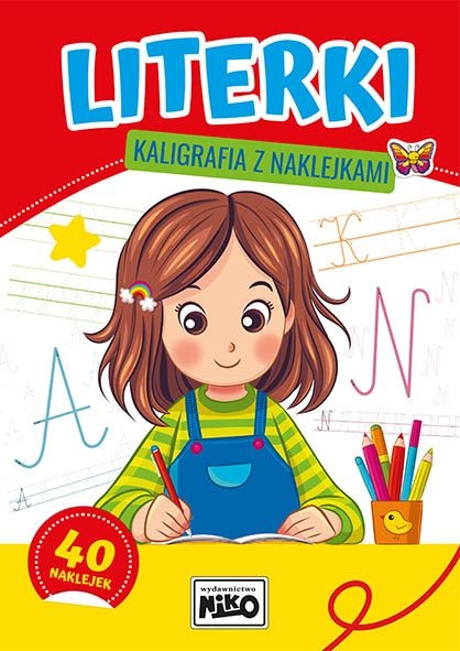 Literki. Kaligrafia z naklejkami - zbiorowa praca - książka