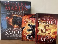 Pakiet: Panowanie smoka / Ogień i krew. Tom 1 i 2 - George R.R. Martin - książka