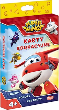Super Wings karty edukacyjne Liczby kolory kształty -  - książka