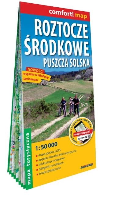 Comfort! map Roztocze Środkowe, Puszcza Solska - zbiorowa praca - książka