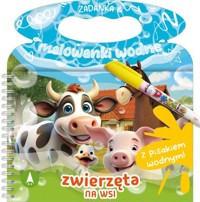 Zadanka & malowanki wodne. Zwierzęta na wsi - Wioleta Żyłowska - książka