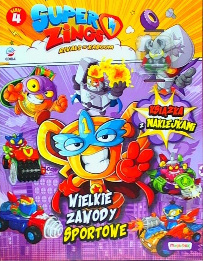 Super Zings 4 Rivals of Karboom + FIGURKA - zbiorowa praca - książka