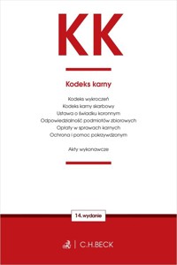 KK. Kodeks karny oraz ustawy towarzyszące -  - książka