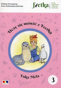 Uczę się mówić z Fretką 3 Foka Mela - Konopacka Elżbieta, Rutkowska-Zielińska Anna - książka
