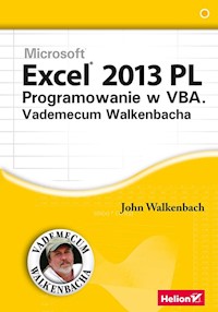 Excel 2013 PL Programowanie w VBA Vademecum Walkenbacha - Walkenbach John - książka
