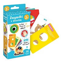 CzuCzu Zagadki z dziurką 2+ -  - książka