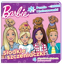 Barbie Puzzle i kolorowanki Słodkie szczeniaczki. -  - książka