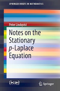 Notes on the Stationary p-Laplace Equation - Peter Lindqvist - ebook