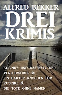 Drei Krimis: Kubinke und das Netz der Verschwörer & Ein harter Knochen für Kubinke & Die Tote ohne Namen - Alfred Bekker - ebook