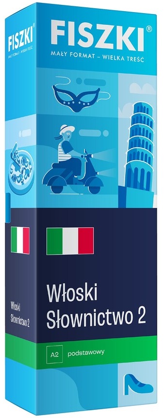 Włoski. Fiszki - Słownictwo 2. Poziom A2 - zbiorowa praca - książka