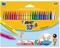 Kredki świecowe Bic Kids Plastidecor, 24 kolory (829772) -  - książka