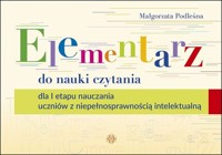 Elementarz do nauki czytania Litery podstawowe - Podleśna Małgorzata - książka