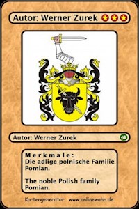 Die adlige polnische Familie Pomian. The noble Polish family Pomian. - Werner Zurek - ebook