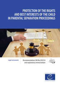 Protection of the rights and best interests of the child in parental separation proceedings - Conseil de l'Europe - ebook