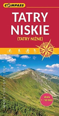 Tatry Niskie mapa turystyczna 1:50 000 -  - książka