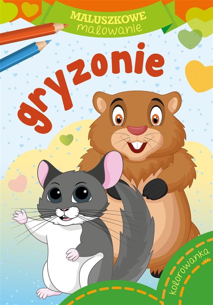 Maluszkowe malowanie. Gryzonie - Wydawnictwo Skrzat - książka