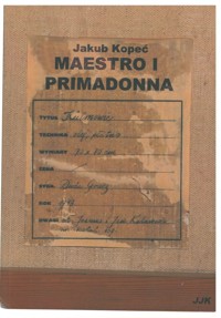 Maestro i primadonna - Jakub Kopeć - książka