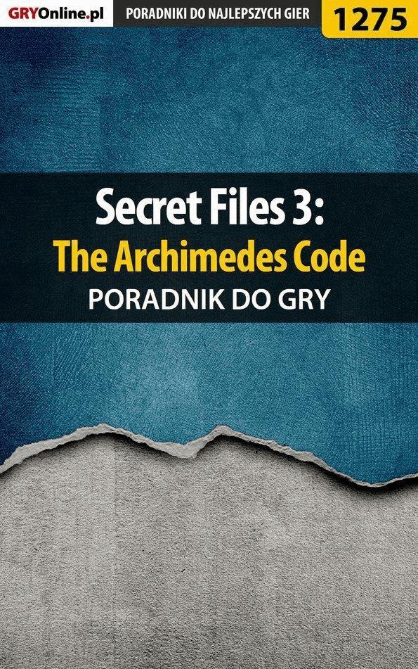 Okładka:Secret Files 3: The Archimedes Code - poradnik do gry 