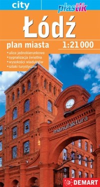 Łódź. Plan miasta w skali 1:21 000 -  - książka