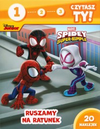 1 2 3 czytasz ty! Poziom 1 Ruszamy na ratunek Marvel Spidey i super-kumple -  - książka