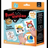 Mały miś to lubi! Przeciwieństwa. Puzzle + książeczka - Podgórska Anna - książka