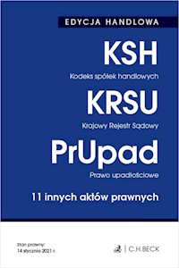 Edycja handlowa Kodeks spółek handlowych Krajowy Rejestr Sądowy Prawo upadłościowe -  - książka