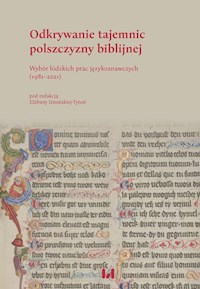 Odkrywanie tajemnic polszczyzny biblijnej -  - książka