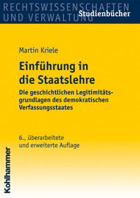 Einführung in die Staatslehre - Martin Kriele - ebook
