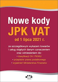 Nowe kody JPK VAT od 1 lipca 2021 PGK1436 -  - książka