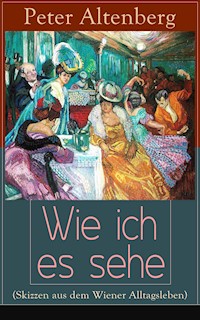 Wie ich es sehe (Skizzen aus dem Wiener Alltagsleben) - Peter Altenberg - ebook