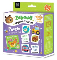 Mały miś to lubi! Zabawy logopedyczne. Puzzle + książeczka. Mały miś to lubi! - Anna Podgórska - książka