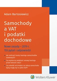 Samochody a VAT i podatki dochodowe - Adam Bartosiewicz - książka