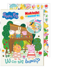Peppa Pig. Naklejki na numerki. Część 4. W co się bawić? - zbiorowa praca - książka