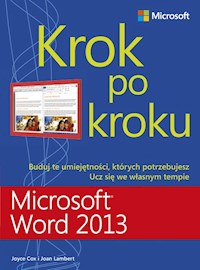 Microsoft Word 2013 Krok po kroku - Cox Joyce, Lambert Joan - książka