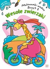 Malowanki wodne Zeszyt 2 Wesołe zwierzaki -  - książka